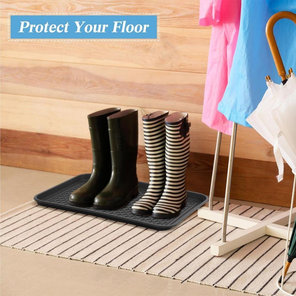 Multi-Purpose Wet Shoe Tray 2IN1 Plants Tray Mat Floor Protection Shoes Drying Pad  Dog