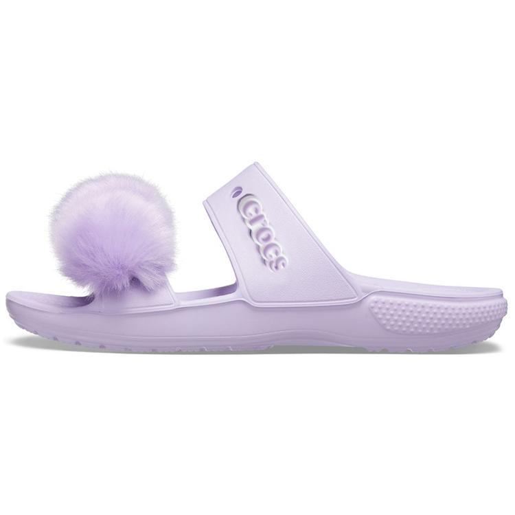 Crocs Классические шлепанцы Fur Sure 'Сиреневые' Женские 207405-530