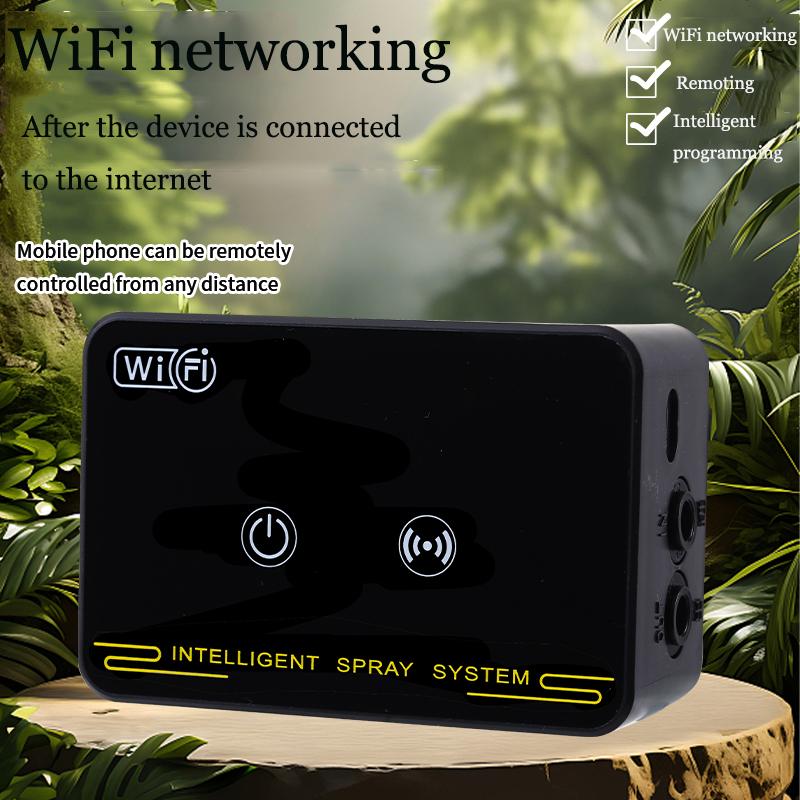WiFi Таймер для полива в тропическом лесу Система полива Туманные форсунки Комплект для полива Автоматическая система распыления туманом для полива растений