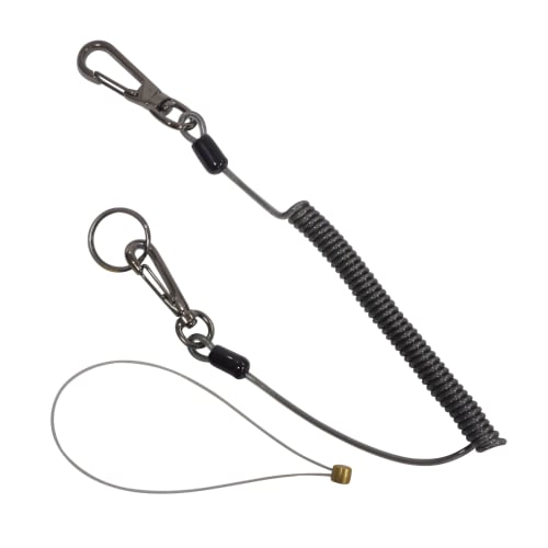 WIZ'A Arcland Sakamoto Safety Wire, 480mm Natural Length, 1kg Load Capacity, Black, GTSF-480BL