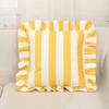45X45Cm Striped Lace Velvet Pillowcase 18X18Inch Pillowcases Soft Cozy Cushion Cases for Couch Bedroom Living Room Home Decor