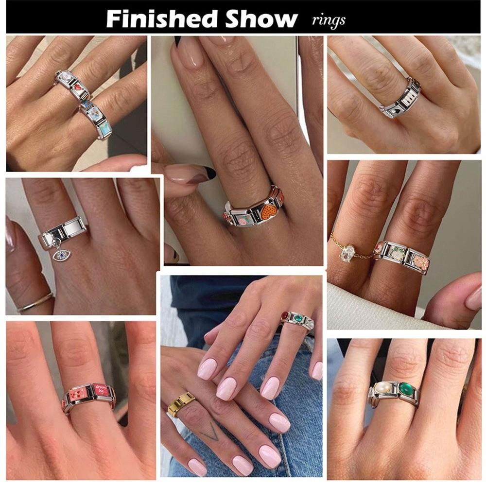 Fit 9mm Bracelet DIY Charm Bracelet Accessory Metal Fashion Bangle Accessory