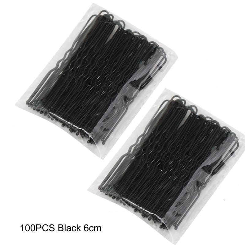 100/50 шт. 50/60 мм Шпильки и заколки для волос U-образной формы для головного убора Женские Девичьи заколки Аксессуары Невеста Свадебное украшение для головы