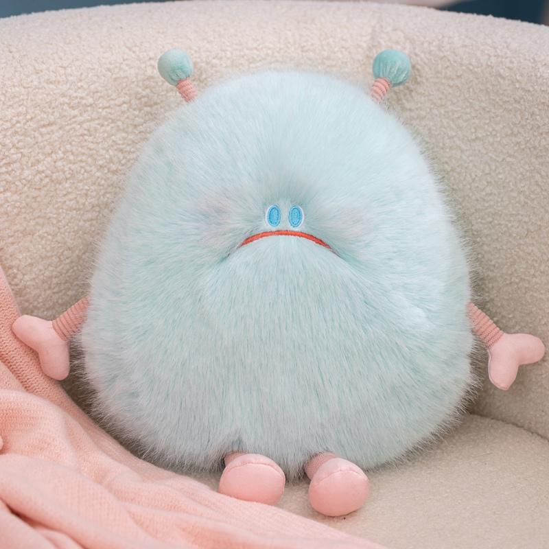 Cute Chubby Alien Monster Plush Dolls Cartoon Pendant Toys Throw Pillows Birthday Gifts For Children Boys Girls
