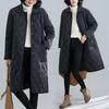 Women's Spring And Autumn Large Light And Thin Cotton Coat Loose Cotton Coat Mid Length Coat