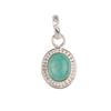 Natural Amazonite Gemstone 925 Sterling Silver Jewelry Pendant1.20" Gift For Mom PP-7-35