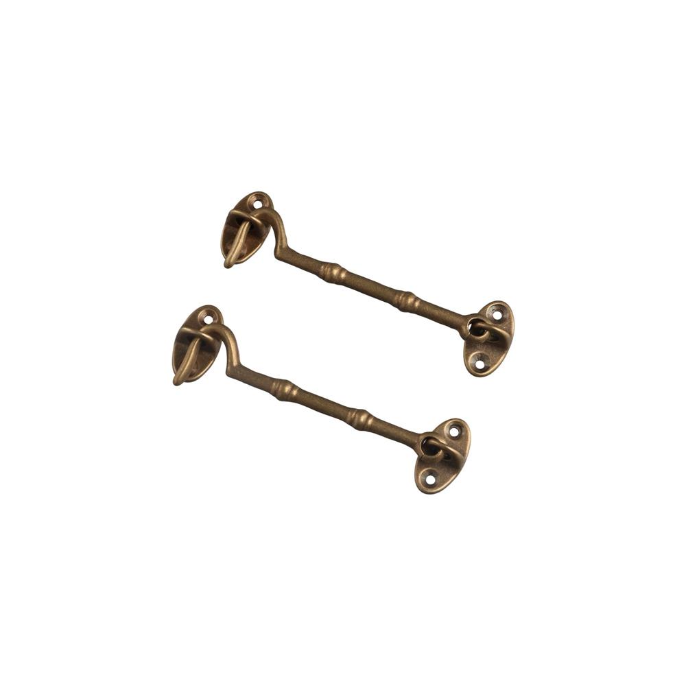 Copper Swivel Window Door Buckle Window Hardware Security Buckle Heavy Duty Window Lock Cabin Hook Door Bolt Door Lock Hasp