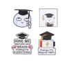 Xiaomi 3-4Pcs/Set Fantasy Novel Black Dragon Enamel Pin Vintage Sewing Machine Wizard Magic Cat Mystical Moth Butterfly Brooch Jewelry