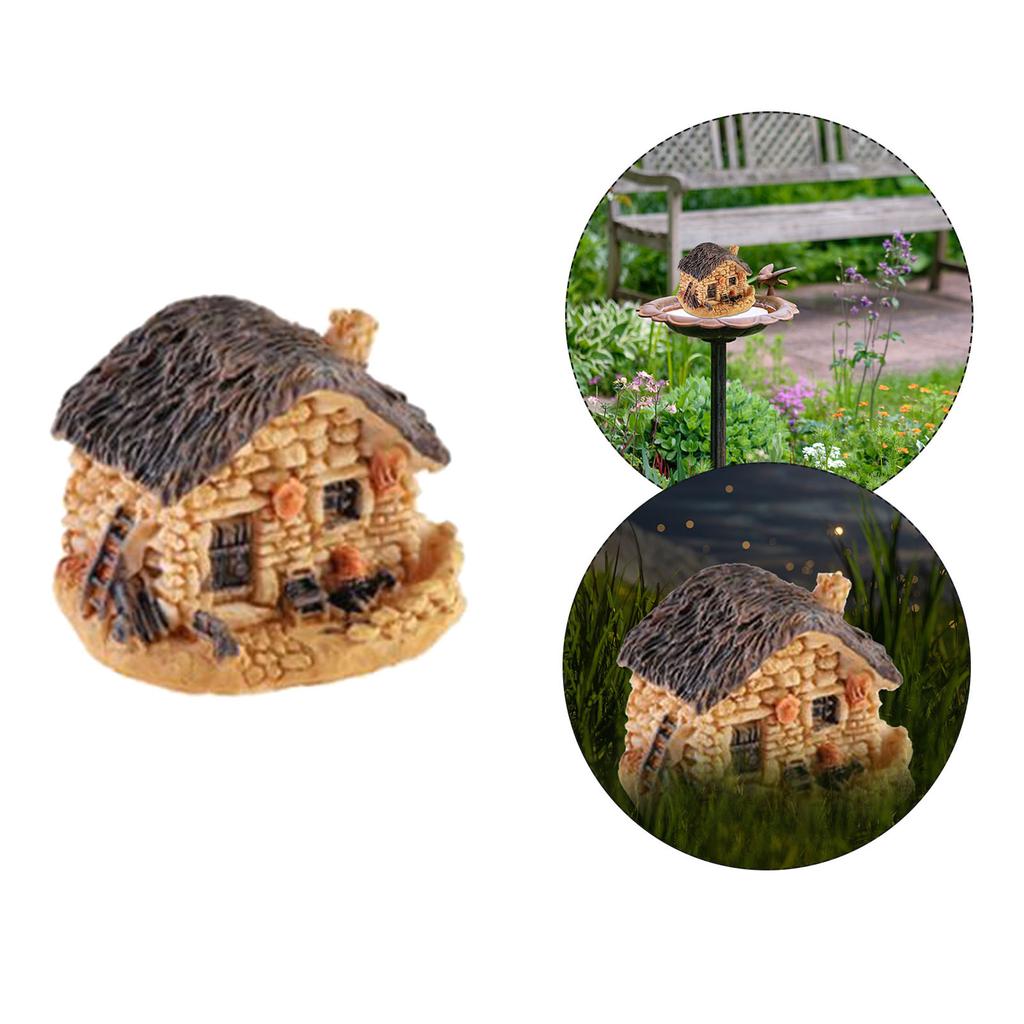 Gardening Creative Micro Small House Villa Resin Decoration