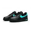 Nike Nike Air Force 1 Нескользящие Износостойкие Низкие Кеды для Скейтборда Унисекс Черно-синие CW2288-001(Команда1098-)