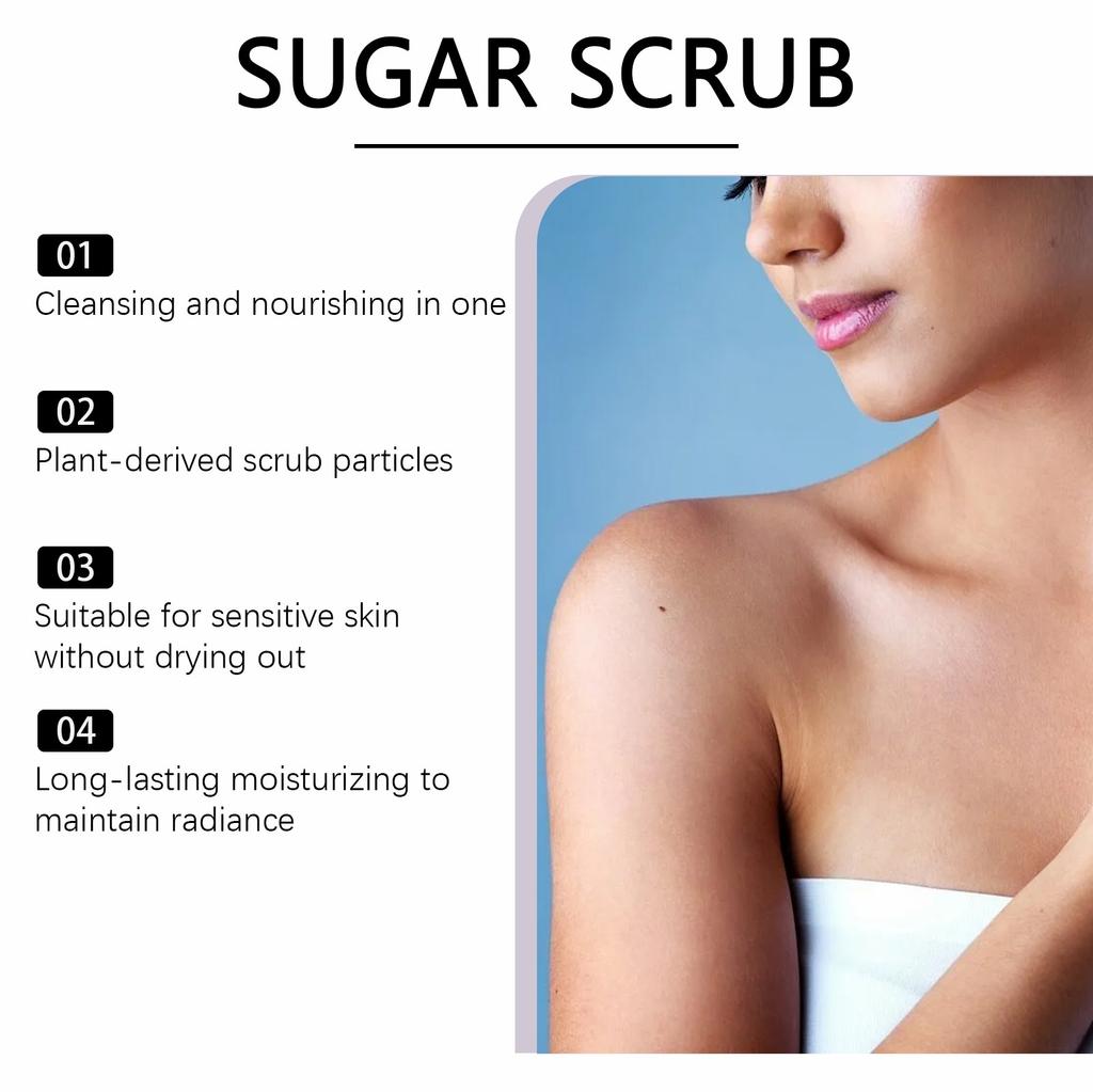 Крем-скраб для лица Facial Glow Exfoliator Увлажняющий и отшелушивающий скраб для тела, лица, рук, ног, питает кожу, глубоко очищает 114 г