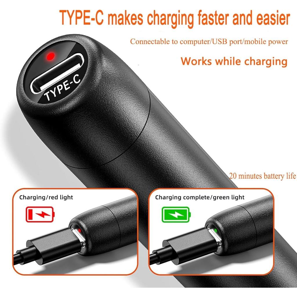Портативный USB-паяльник, 3 скорости, регулируемая температура, мини-паяльник USB, серый