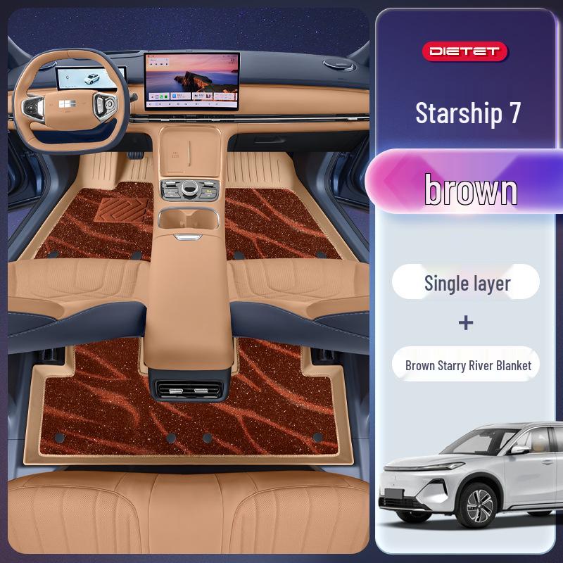 Коврики для ног Galaxy Starship 7 TPE2025 для автомобиля Geely Galaxy EM-i, Аксессуары для интерьера