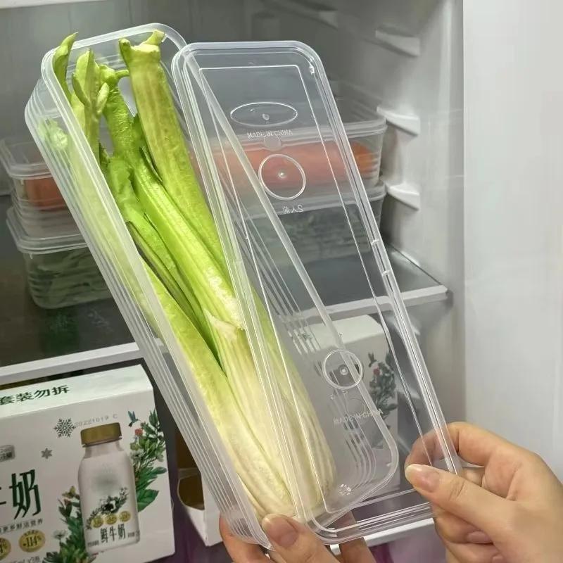 Прямоугольные прозрачные пластиковые контейнеры для хранения продуктов с герметичными крышками, штабелируемые коробки для хранения лапши, спагетти, макарон для кухонного шкафа, сухих продуктов, закусок