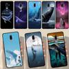 Whale Fish Wave Sea Case For Samsung Galaxy J3 J5 J7 2017 A3 A5 J1 2016 J4 J6 Plus A6 A7 A8 A9 J8 2018 Coque