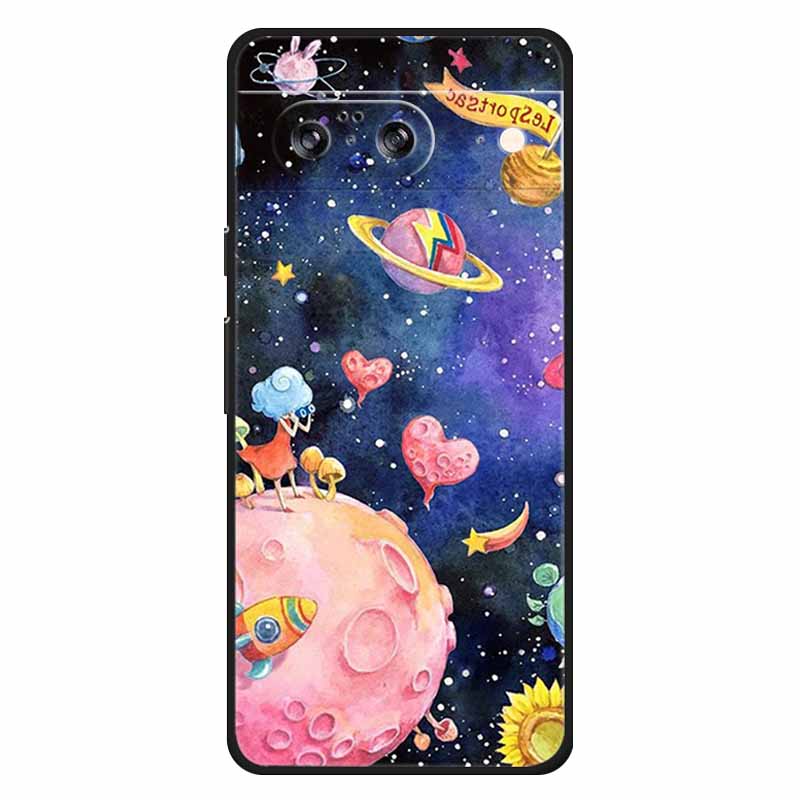 Для Google Pixel 8 / 8pro Чехол Мягкий Силикон Лев Сова Роскошные Задние Крышки Для Google Pixel 8 Pro Чехлы Pixel8 Мультяшные Корпуса
