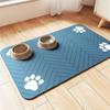 Quick Dry Pet Feeding Placemat Absorbent Cat Feeder Pad Floor Mat Pet Food Bowl Mat  Pet Supplies
