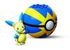 Конструктор Mega Construx Pokemon Шар Монстров, 332 детали, Смешанный ассортимент, Коробка на 12 штук, FPM00-987B