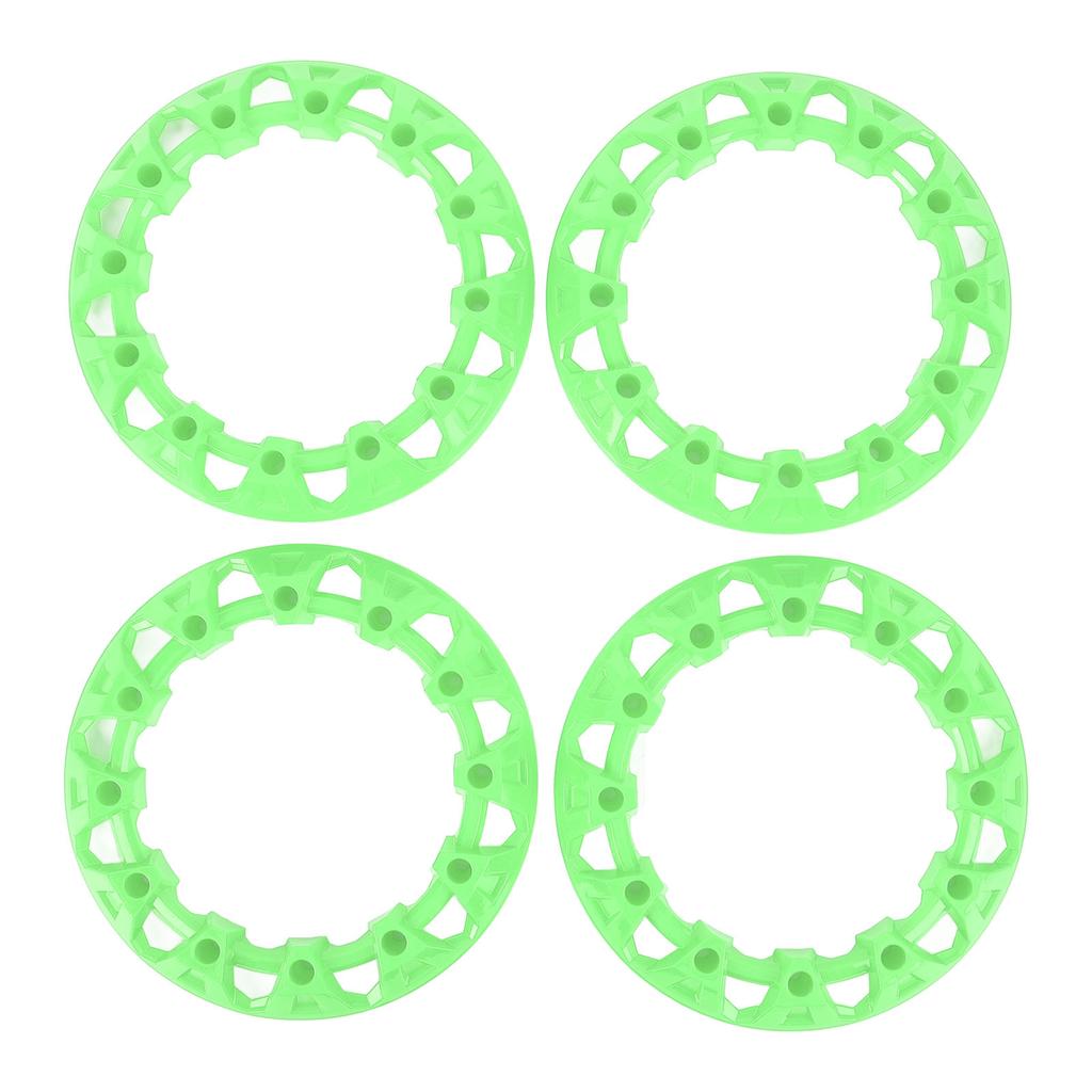 4 шт. 8-дюймовые колесные колпаки для квадроцикла, защита ступицы, декор, устойчивые к царапинам пластиковые колпаки, универсальные для картинга, зеленые