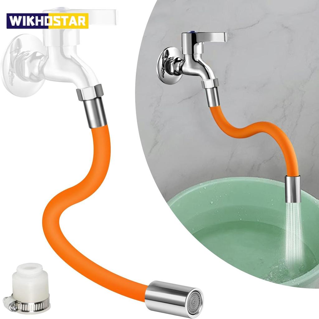 20/30/50cm Water Faucet Extension Pipe Universal Extended Water Pipe Anti-Splash Extension Pipe