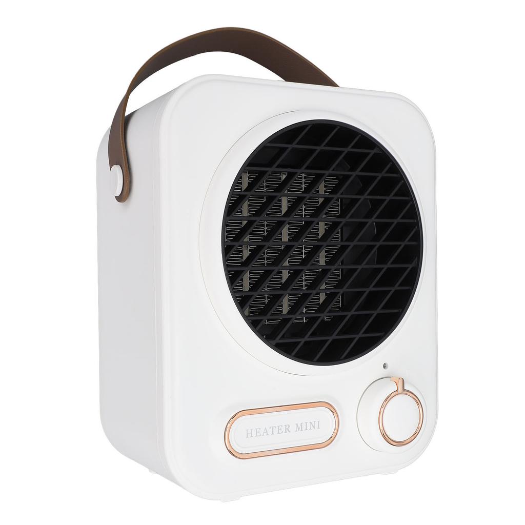 Portable Electric Space Heater PP 1000W Rapid Heating Overheat Protection Portable Heater Fan for