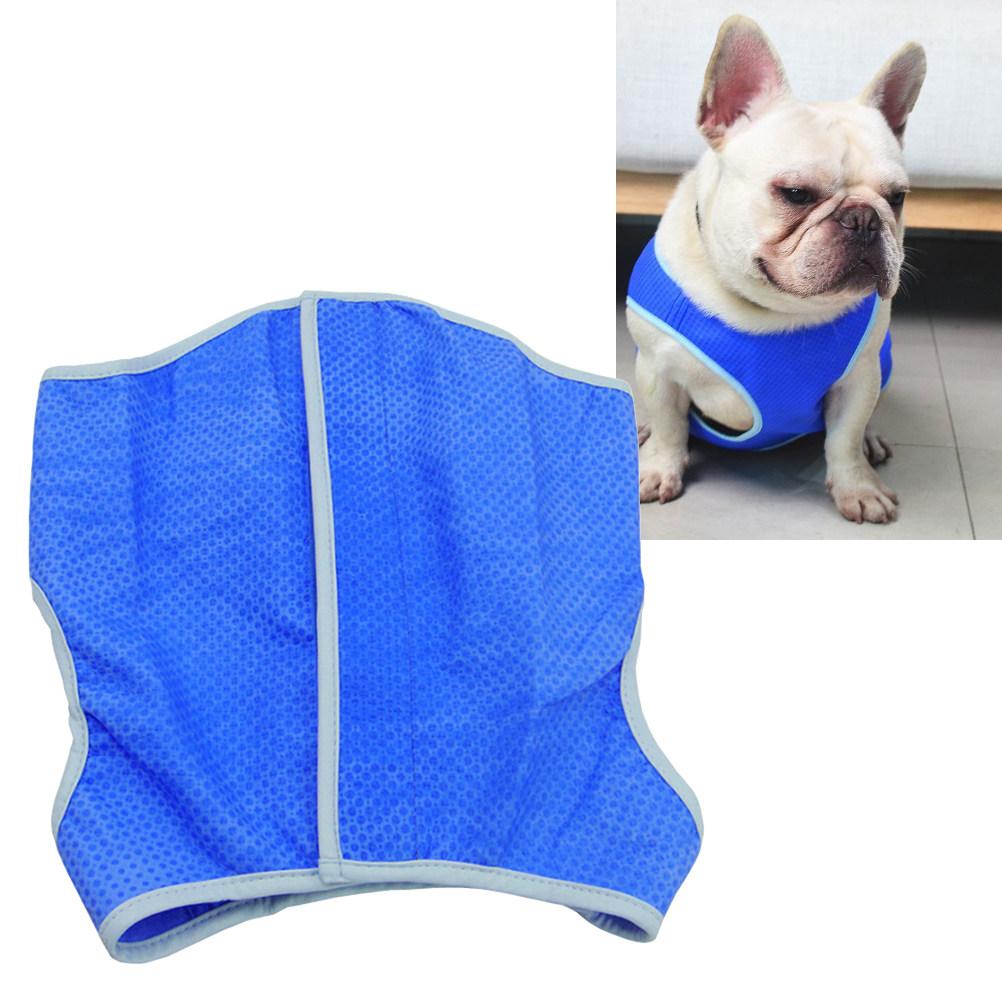Dog Cooling Vest Harness Premium Pva Material Soak to Cool Breathable Lightweight Washable Pet Summer Cooling Clothes Size S