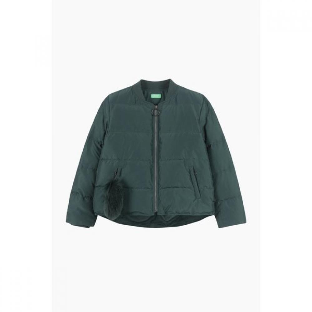 Fur Keyring Zip Up Duck Down Padding Bapde1561