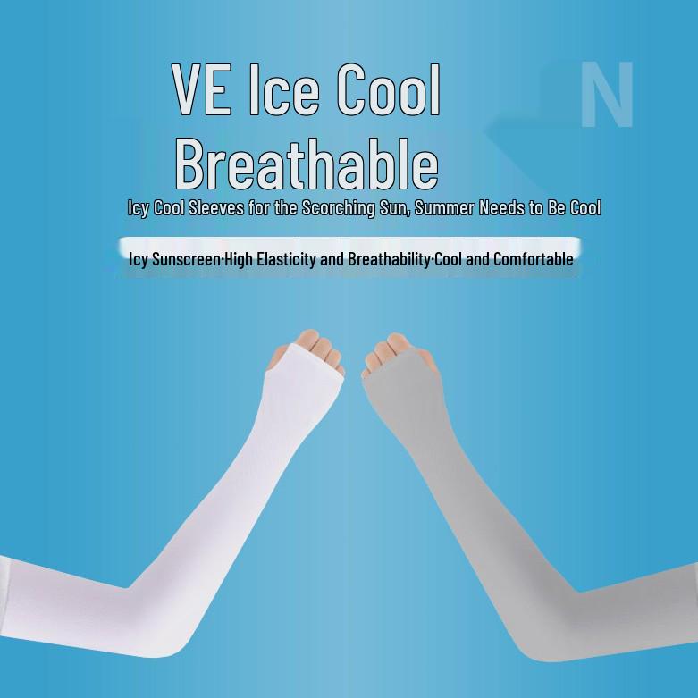Unisex UV Protection Cooling Arm Sleeves for Cycling