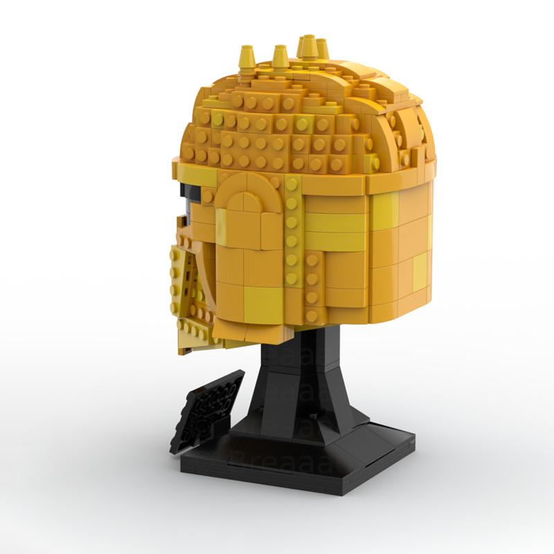602 детали MOC Коллекция шлемов Кузнеца Звездные Войны Модель Строительные Блоки Архитектура Рождественские Подарки Идея Игрушки Образование DIY