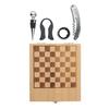 MidOcean Chesset Bamboo Chess Board & Wine Set