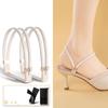 1Pair  Shoes Band Anti-loose for Women Shoelaces Anti-drop Heel Straps Belt Drill Elastic Fixed Belts Rhinestone High Heels