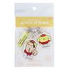 Sunstar Stationery Sanrio Keychain, Triple Acrylic, Crayon Shin-chan X Sanrio, Bo-chan X Pompompurin, S8346194