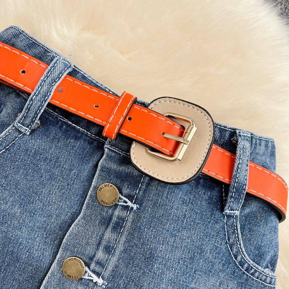 Design Sense Draped and Versatile Chiffon Pleated Stitched Denim Skirt In Spring, Thin and Irregular Medium Length A-line Skirt