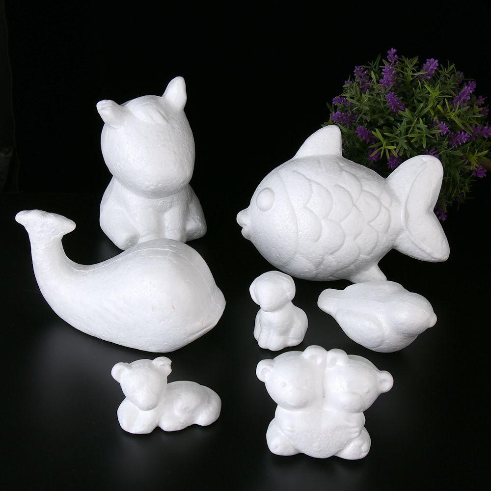 Home Decoration Party Supplies Children Toys Animals Shape Foam Balls White Polystyrene Styrofoam