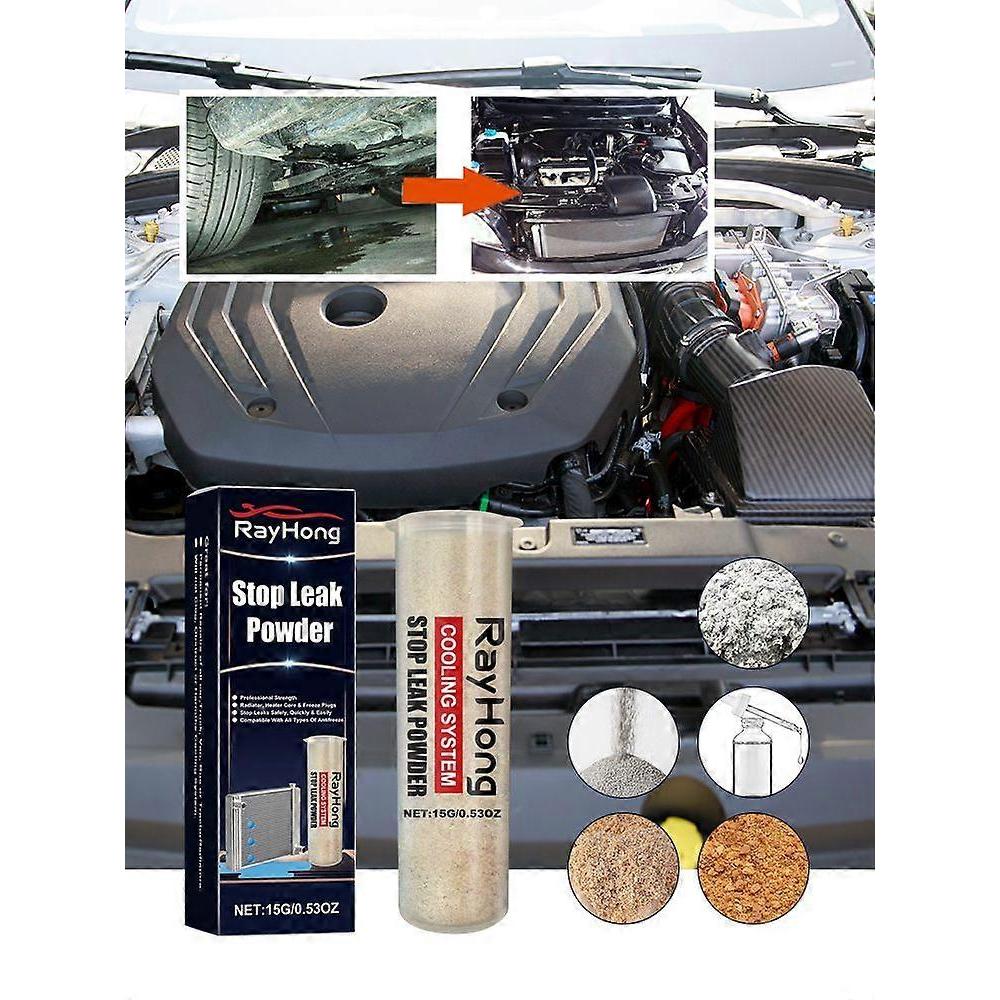Limited time!!Rayhong Car Radiator Leak Repair Powder Metal-Specific Sealant For Radiator Leak Prevention And Repair