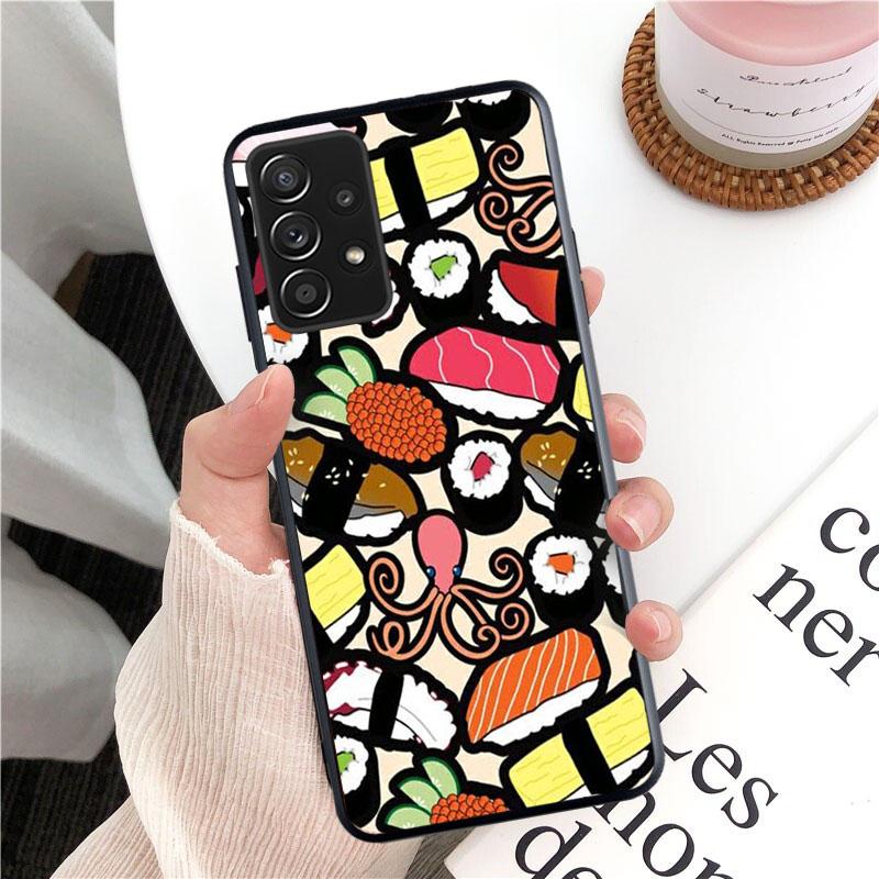 Чехол для телефона Food Sushi для Samsung Galaxy A13 A22 A12 A32 A71 A11 A21S A33 A52 A72 A51 A50 A70 A31 M31