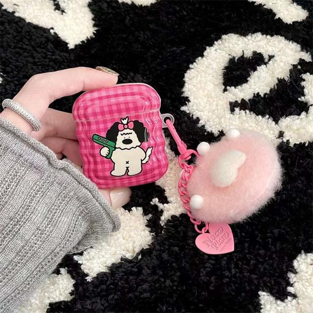 Чехол для наушников INS Heart Windmil для Airpods Pro 2, чехол с милым медведем и разноцветными бусинами, мягкий силиконовый чехол с мультяшным животным для Airpods 1 2 3