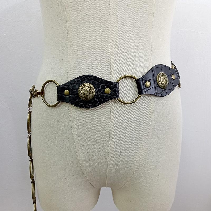 Четыре сезона в наличии новый ремень женский кожаный модный универсальный джинсовый ремень украшение с юбкой, костюмом, свитером талии крышка