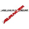 QLN2 Honda Avancier 3D Metal Car Sticker Side Fender Badge Styling Rear Trunk Emblem Decals 2015-2025 Exterior Accessories
