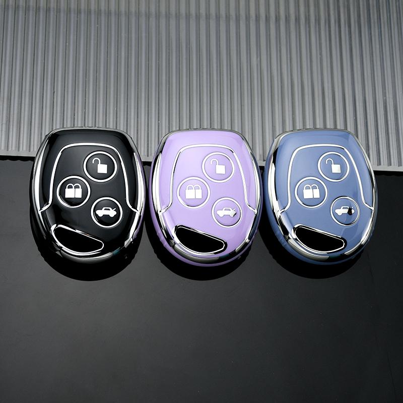 Чехол для дистанционного ключа с 3 кнопками, чехол-держатель для брелока, протектор для Ford Focus Mondeo Festiva Fusion Suit Fiesta KA