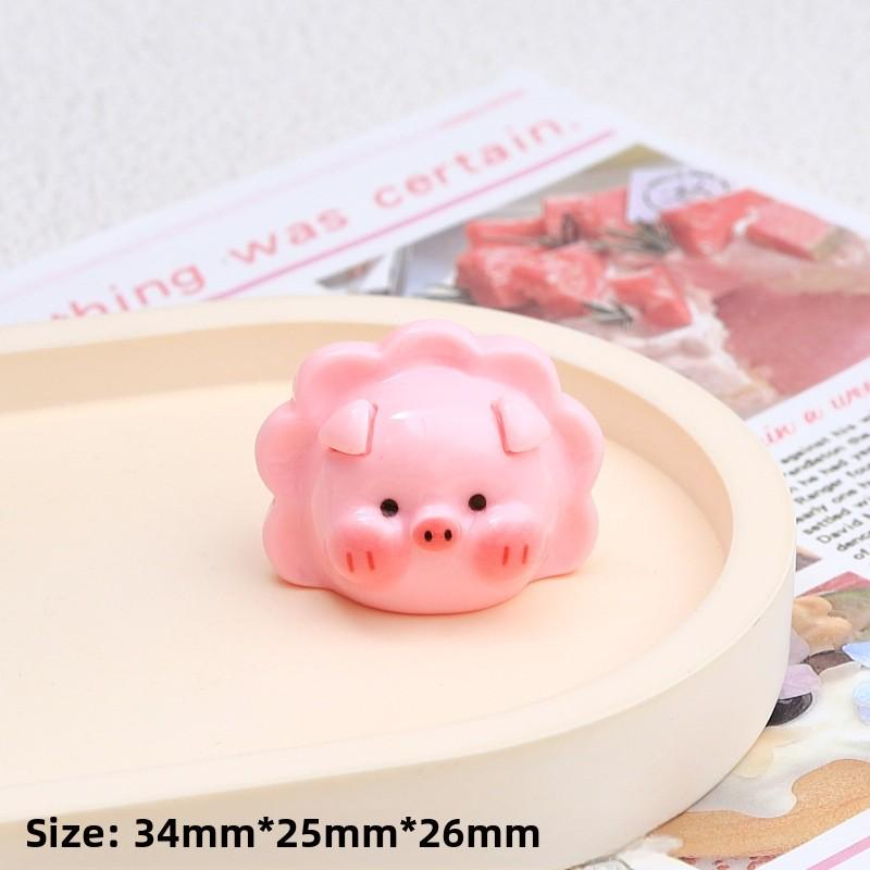 3D Pig Food Play Cream Glue Смола Украшения Брелок для DIY Ювелирные Изделия