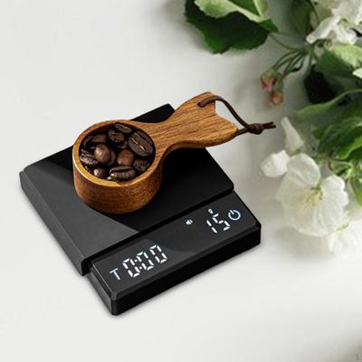Кухонные весы для кофе, инструмент для бариста, светодиодный экран высокой точности с цифровым таймером для