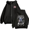 Anime Hunter X Hunter Zipper Hoodie Killua Zoldyck Graphic Zip Up Jacket Coat Men Women Clothing Casual Oversized Fleece Hoodies