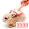 Rabbit Comb Silicone Small Pet Comb Cat Hair Comb Brush, Guinea Pig Hair Cleaning Beauty Care Tool Beauty Trimmer Pet Bath Comb