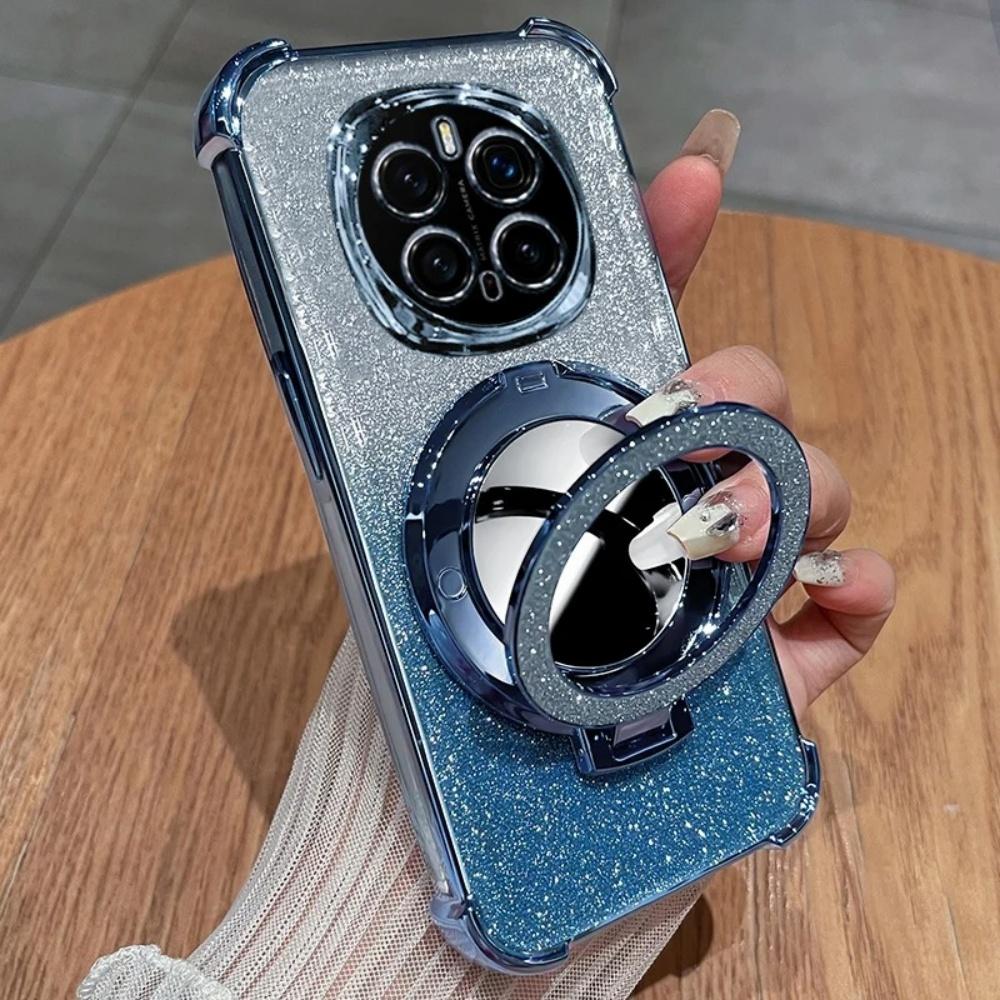 Phone Case For Infinix Note 30 40 50 Pro Smart 9 8 5 Hot 50S 50i 30i Bracket Mirror With Crystal Chain Shock-Absorbing Ahell