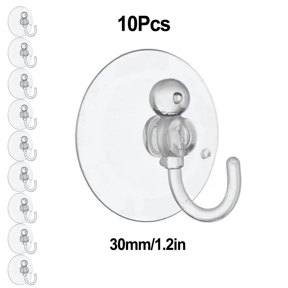 Key Hook Suction Cup Hook Pendants Hook Home Decor Holiday Decoration Reusable Quick Installation DIY Projects