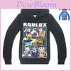 Яркий детский худи-свитер с принтом Roblox, длинными рукавами и удобной посадкой