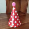 Children'S Birthday Hat Polka Dot Plaid Pompom Party Hat Baby Birthday Party Decoration Birthday Hat