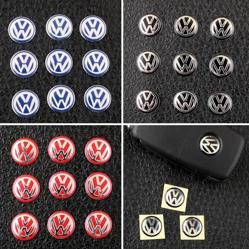 Car Key Sticker Auto Control Keychain Badge Accessories For Volkswagen VW Rline R GTI Golf Polo Passat Magotan Tiguan Bora Jetta