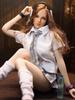 scale figure SUPER DUCK Long Hair Compatible with TBLeague body Junior European and American beautiful female head and clothes not [TOYBARJAPAN] 1/6